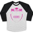 Proud Grandma Of a 2018 Grad Graduation Family Baseball Raglan Shirt