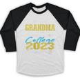 Proud Grandma Of 2023 College Graduate Family 23 Graduation Baseball Raglan Shirt