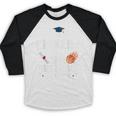 Proud Grandma Of 2025 Basketball Senior Graduation Day Baseball Raglan Shirt