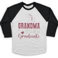 Proud Grandma Of 2025 College Graduate Family Graduation Baseball Raglan Shirt