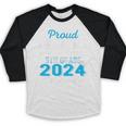 Proud Grandma Of 5th Grade Graduate 2024 Family Graduation Baseball Raglan Shirt
