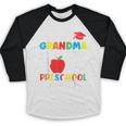 Proud Grandma Of Class Of 2024 Preschool Graduate Graduation Baseball Raglan Shirt