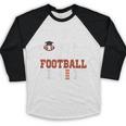Proud Grandma Of a Football Senior 2026 Graduation Baseball Raglan Shirt
