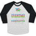 Proud Grandma Of Kindergarten Graduate 2024 Graduation Baseball Raglan Shirt