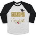 Proud Grandma Of Senior 2026 Graduate Family Graduation 2026 Baseball Raglan Shirt