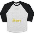 Proud Grandma Of a Soccer Senior 2026 Graduation Gifts Baseball Raglan Shirt