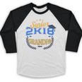Proud Grandpa Of 2018 Senior Shirt Graduation Grad 2K18 Baseball Raglan Shirt