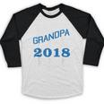 Proud Grandpa Of 2018 Senior T-Shirt Student Graduation Baseball Raglan Shirt
