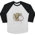 Proud Grandpa Of A 2026 Senior Baseball Graduation Leopard Baseball Raglan Shirt