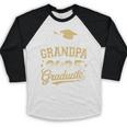 Proud Grandpa Of a Class Of 2025 Graduate Senior Graduation Premium Baseball Raglan Shirt