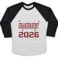 Proud Grandparent Of A 2026 Graduate Class Of Graduation Baseball Raglan Shirt
