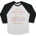 Proud Granny Of A 2026 Senior Graduate Graduation Baseball Raglan Shirt