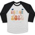 Proud Great Aunt Of a Class Of 2026 Graduate Graduation Baseball Raglan Shirt