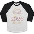 Proud Great Grandpa Of A 2026 Senior Graduate Graduation Baseball Raglan Shirt