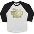 Proud HBCU Mom Graduation College Baseball Raglan Shirt