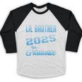 Proud Lil Brother Of 2025 Graduate College Shirt Graduation Baseball Raglan Shirt