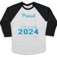 Proud Mama Of 5th Grade Graduate 2024 Elementary Graduation Baseball Raglan Shirt