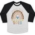 Proud Mimi Of a Class Of 2022 Graduate Graduation Rainbow Baseball Raglan Shirt