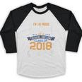 Proud Mom Of 2018 Graduate Shirt Graduation Grad Class Baseball Raglan Shirt