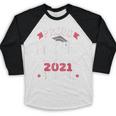 Proud Mom Of a 2021 Senior Year School Graduation Party Baseball Raglan Shirt