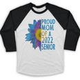 Proud Mom Of a 2022 Senior Shirt Graduation 2022 Women's Baseball Raglan Shirt