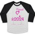 Proud Mom Of A 2024 Senior Graduation Baseball Raglan Shirt Proud Mom Of A 2024 Senior Graduation Baseball Raglan Shirt