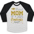 Proud Mom Of A 2025 Graduate Senior Class Of 2025 Graduation Baseball Raglan Shirt