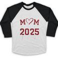 Proud Mom Of 2025 Senior Graduate Matching Family Graduation Baseball Raglan Shirt