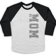 Proud Mom Of A 2026 Graduate Grad Senior Mother Graduation Baseball Raglan Shirt