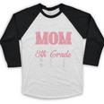 Proud Mom Of An Awesome 8th Grade Graduate 2026 Graduation Baseball Raglan Shirt