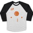 Proud Mom Of a Basketball Senior Class Of 2026 Graduation Baseball Raglan Shirt