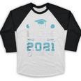 Proud Mom Of a Class Of 2021 Senior Graduate Graduation Baseball Raglan Shirt