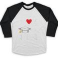 Proud Mom Of A High School Graduation Senior Mom Shirt Baseball Raglan Shirt