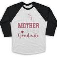 Proud Mother Of 2025 College Graduate Family Graduation Baseball Raglan Shirt