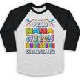 Proud NANA Of a 2025 Kindergarten Graduate Graduation Baseball Raglan Shirt