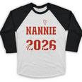 Proud Nannie Of A Class Of 2026 Graduate Senior Graduation Baseball Raglan Shirt