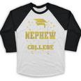 Proud Nephew Of 2025 College Graduate Family 24 Graduation Baseball Raglan Shirt