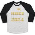 Proud Niece Of 5th Grade Graduate 2024 Elementary Graduation Baseball Raglan Shirt