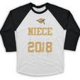 Proud Niece Graduation Shirts For Family 2018 Baseball Raglan Shirt
