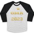 Proud OMA Of 2023 Class MBA Graduate Family Graduation Baseball Raglan Shirt