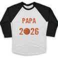 Proud PAPA Of 2026 Senior Basketball Student Graduation Baseball Raglan Shirt