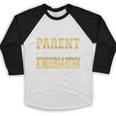 Proud Parent Of Kindergarten Graduate 2024 Graduation Parent Baseball Raglan Shirt