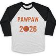 Proud PAW PAW Of 2026 Senior Basketball Student Graduation Baseball Raglan Shirt