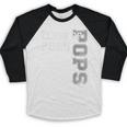 Proud Pops Of A 2026 Graduate Grad Senior Graduation Baseball Raglan Shirt