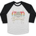 Proud Senior Mom Marching Band Mom Class Of 2025 Graduation Baseball Raglan Shirt