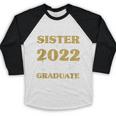 Proud Sister 2022 College Graduate Shirt Sibling Graduation Baseball Raglan Shirt