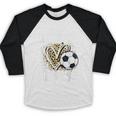 Proud Sister Of A 2026 Senior Soccer Graduation Leopard Baseball Raglan Shirt