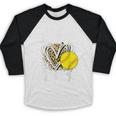 Proud Sister Of A 2026 Senior Softball Graduation Leopard Baseball Raglan Shirt