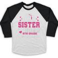 Proud Sister Of 5th Grade Graduate 2025 Family Graduation Baseball Raglan Shirt