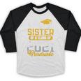 Proud Sister Of a Class Of 2021 Graduate Senior Graduation Baseball Raglan Shirt